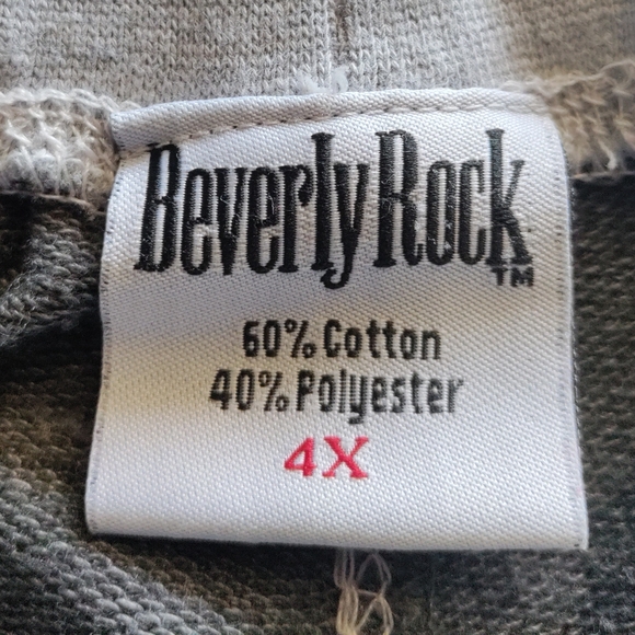 Beverly Rock Gray Top Stitched Women's Capris Size:  4X - Picture 5 of 6